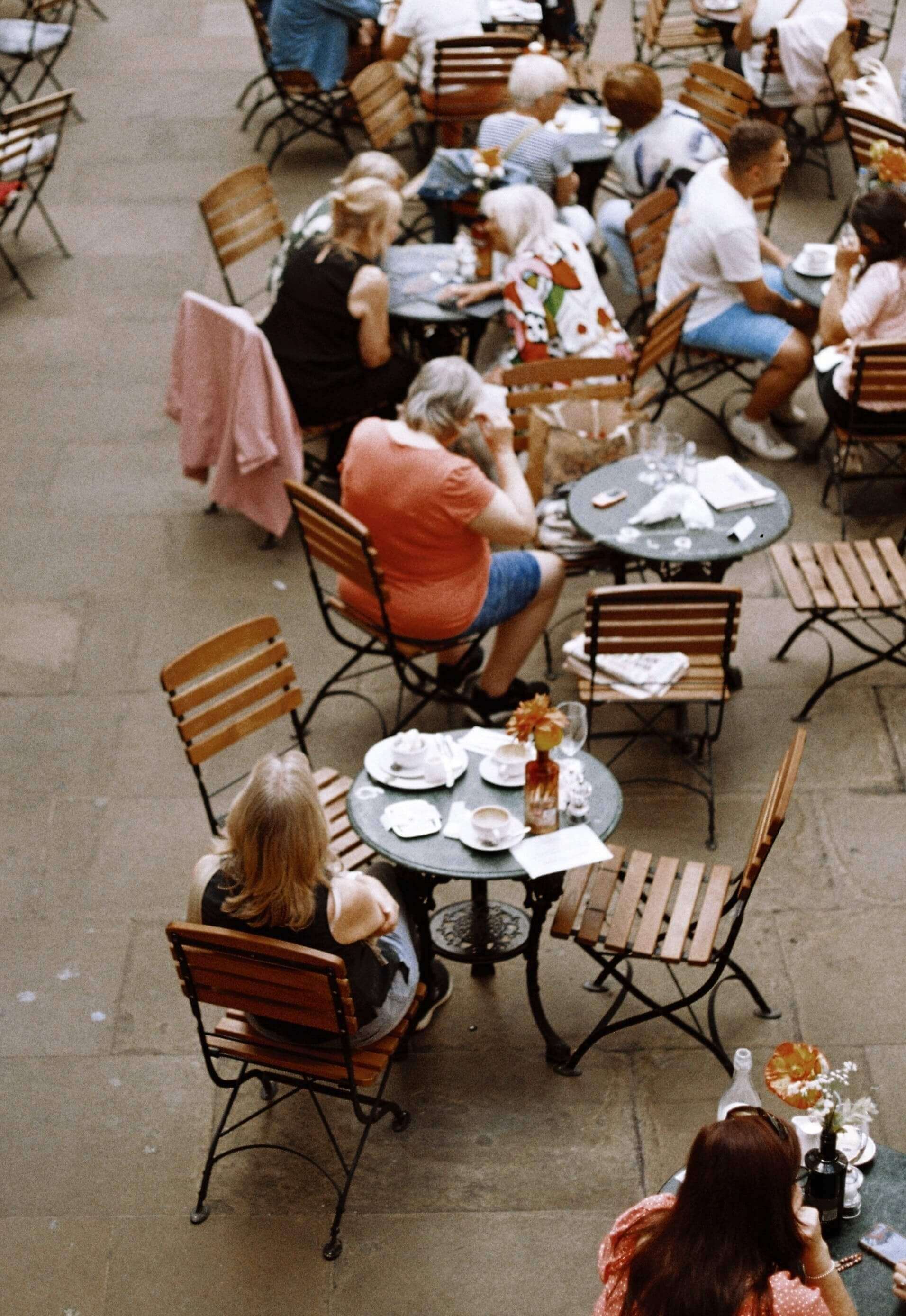 Outdoor cafe